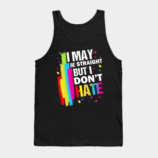 I May Be Straight But I Don't Hate Costume Gift Tank Top